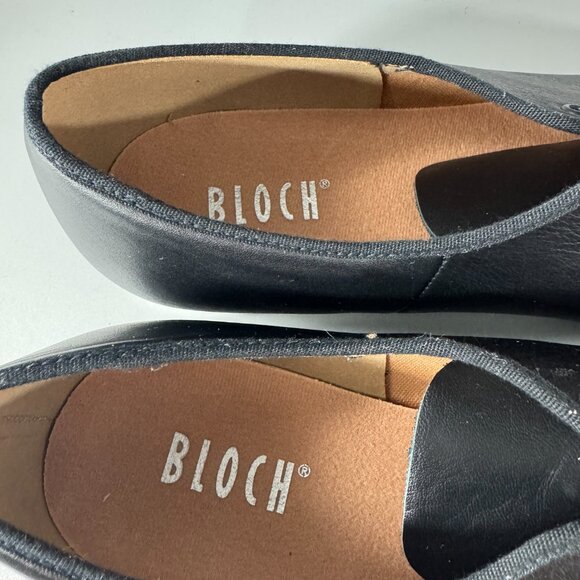 NIB Bloch Black Leather Tap Shoes Lace Up Dance with Techno Tap, Size 11 - Picture 11 of 13